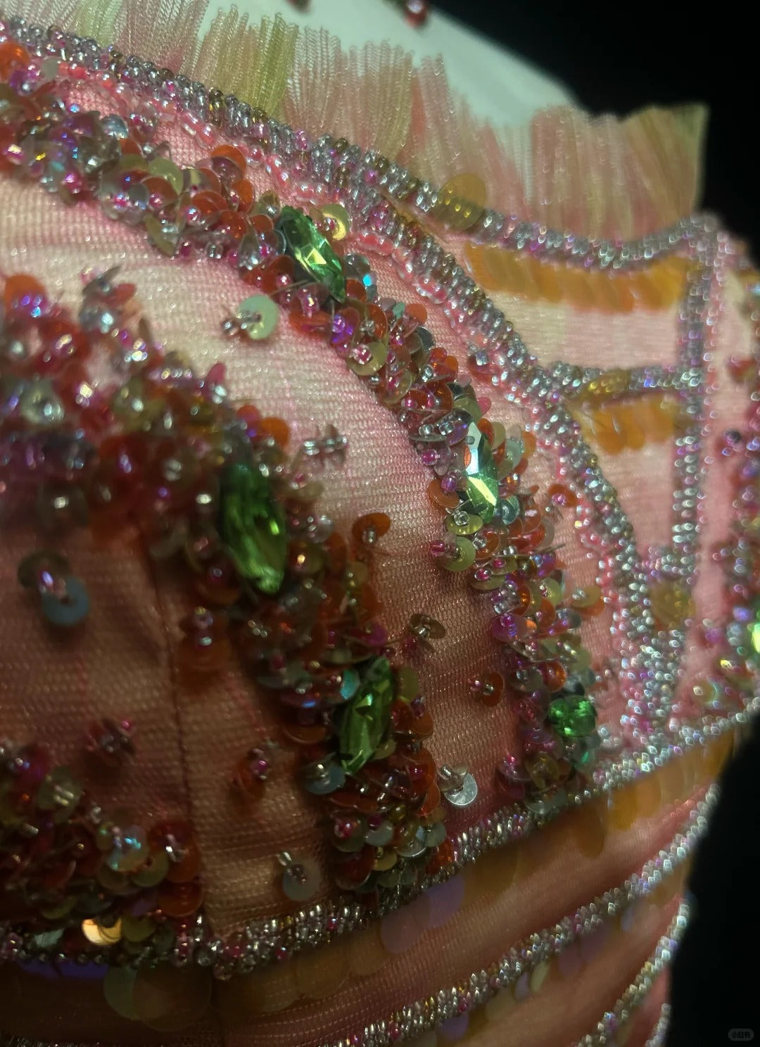 Glamorous Prom Dresses Mermaid Sweetheart Pink With Beaded Sleeveless Formal Dress N2871