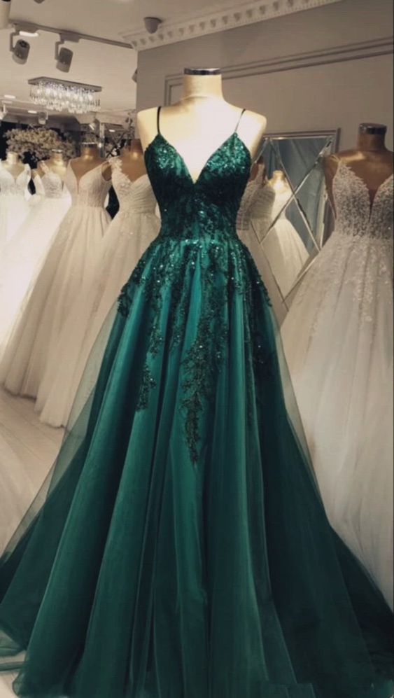 Chic A line Green Mother of Bride/ Groom Dress Simple Lace Appliques Evening Formal Gowns Prom Dresses AB458