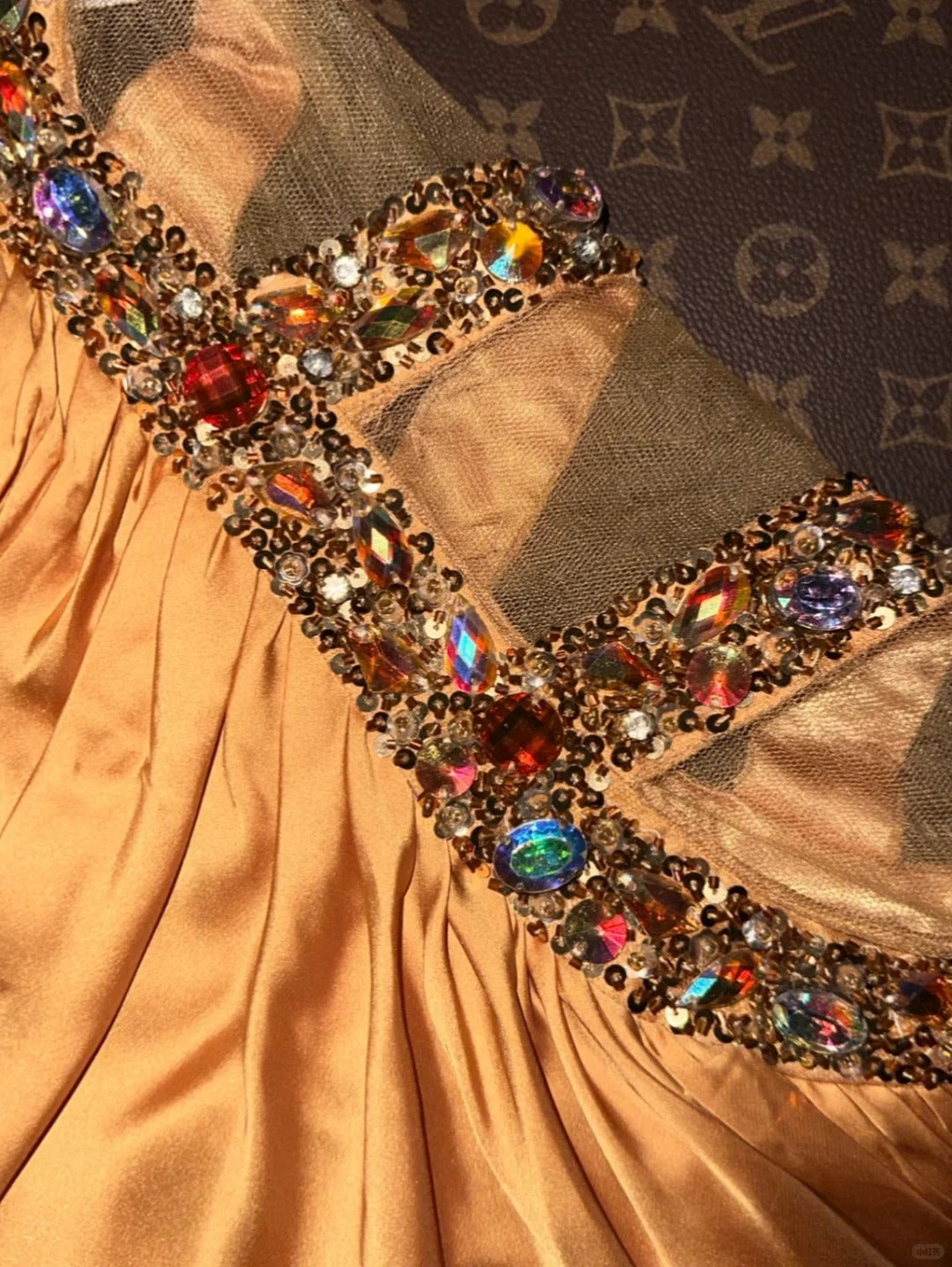 Sophisticated Mermaid One Shoulder Gold Satin With Beaded School Dances Prom Dresses 8th Grade Formal Outfits Evening Gown RB8443