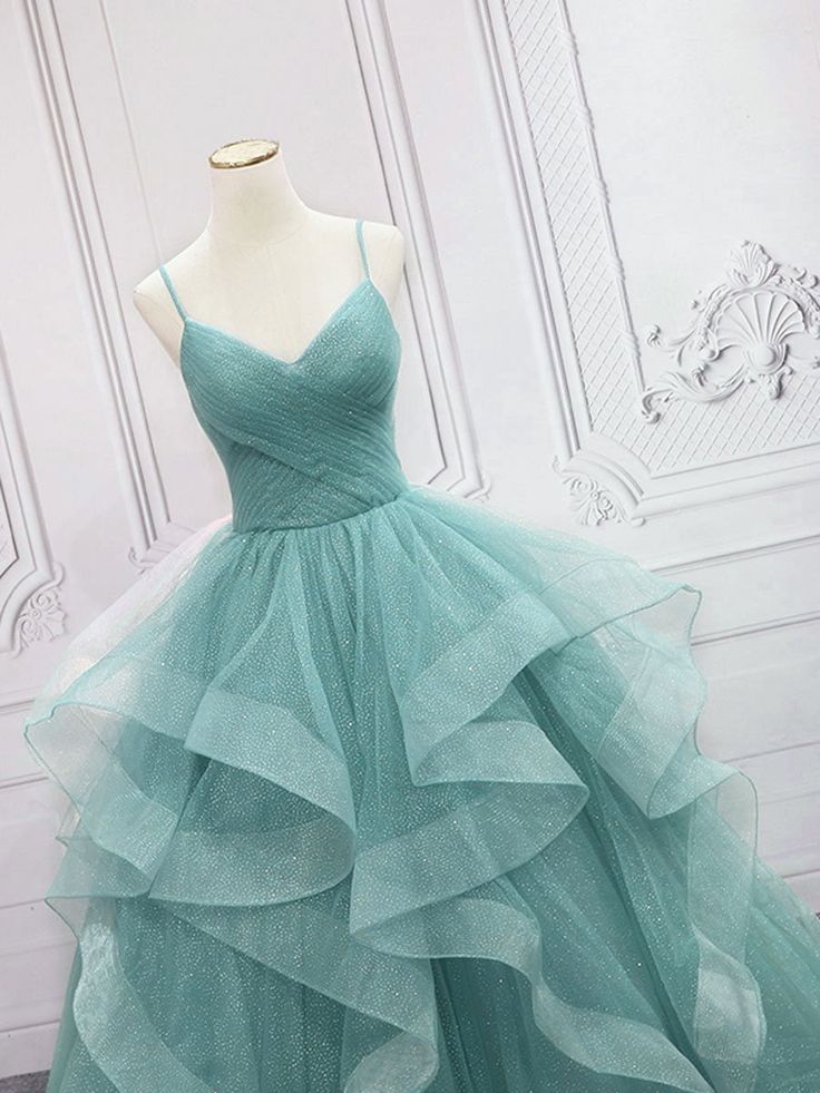 Elegant Quinceanera Dress Sweetheart Tulle Long Prom Dress Sweet 16 Dress Corset Long Formal Dress AB485