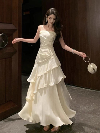 Elegant Women Mermaid Spaghetti Strap Package Hip Party Dress Stylish Women Skinny Bodycon Prom Dresses AB974