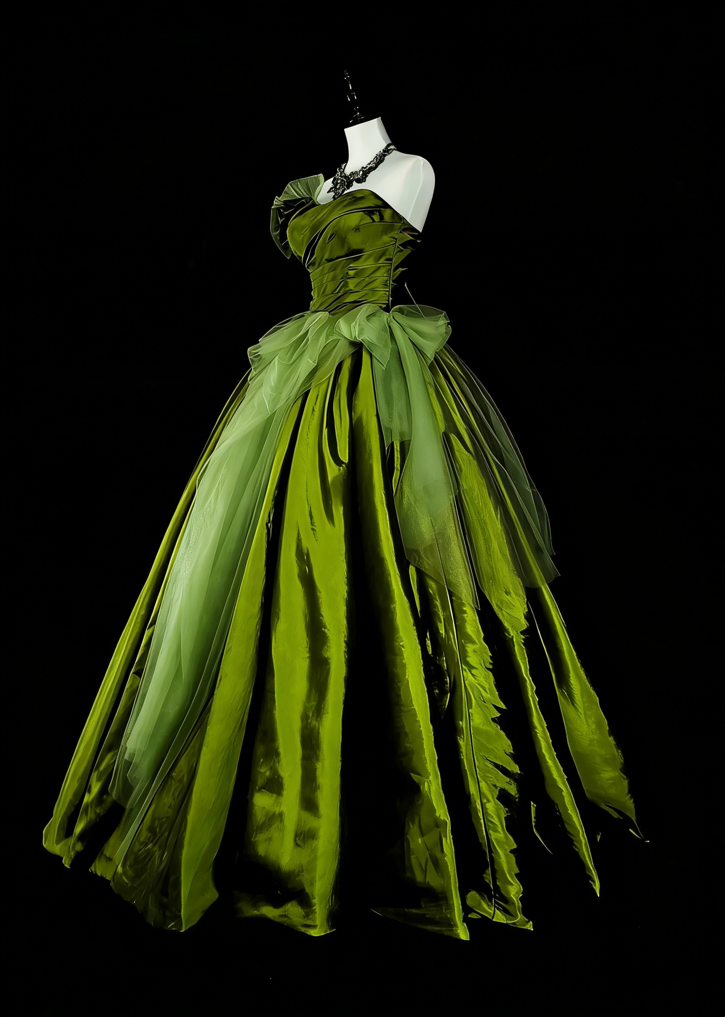 Vintage Ball Gown Sweetheart Olive Green Tulle Sweet 16 Dresses Quinceanera Dress Long 15 Vestidos De Fiesta N1464