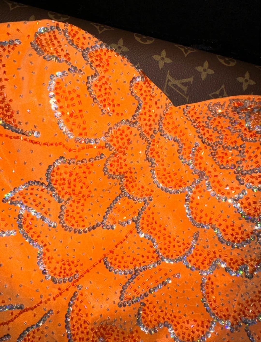 Sophisticated Mermaid Sweetheaart Orange Chiffon With Beaded School Dances Prom Dresses 8th Grade Formal Outfits Evening Gown RB8447