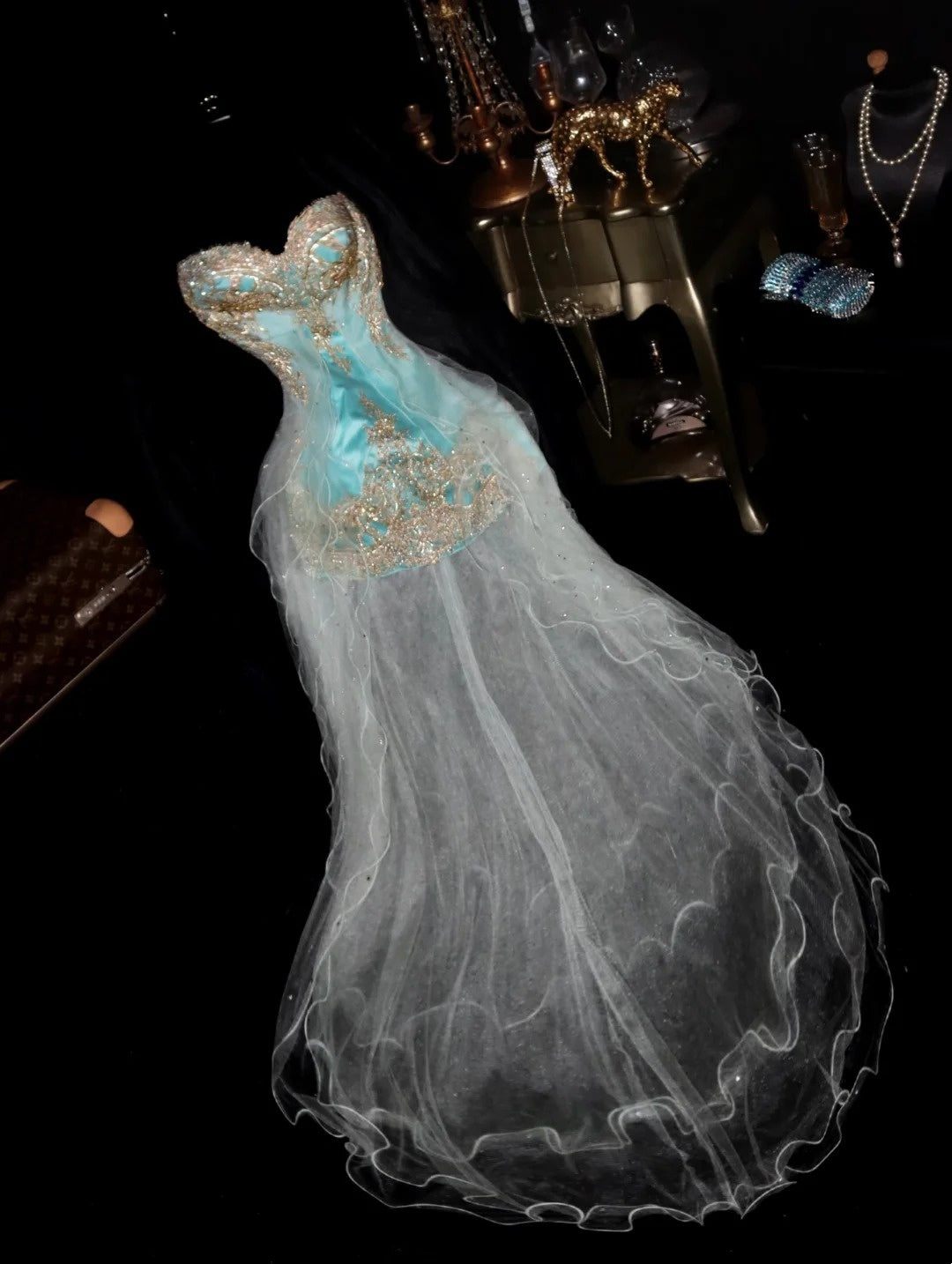Timeless Sheath Sweetheart Tulle Blue Short School Dances Prom Dresses 8th Grade Formal Outfits Evening Gown RB8448