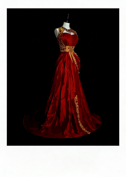 Modest A line Scoop Burgundy With Gold Apppliques Sleeveless Senior Prom Dresses High School Long Formal Dress N1369