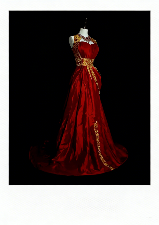 Modest A line Scoop Burgundy With Gold Apppliques Sleeveless Senior Prom Dresses High School Long Formal Dress N1369