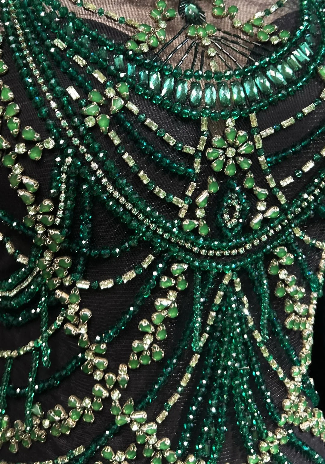 Vintage Prom Dresses Mermaid Scoop With Sparkle Beaded Backless Black 80s Evening Formal Dress RB3270