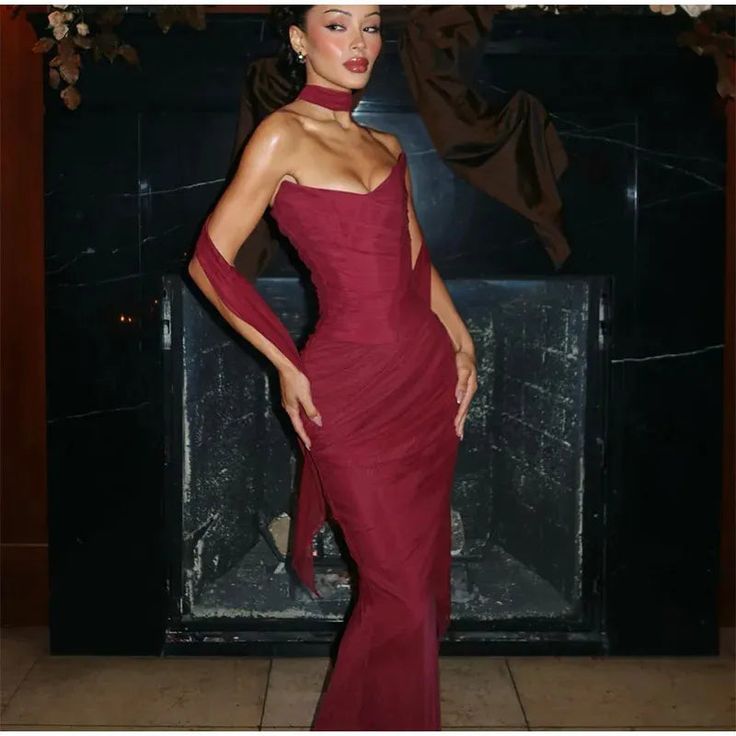 Elegant Sexy Mermaid Sweetheart Chiffon Prom Dresses Formal Summer Wedding Guest Outfit Birthday Outfits AB2307
