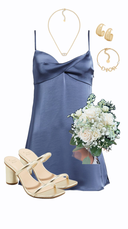 Lovely A line Spaghetti Strap Dusty Blue Short Party Dresses Homecoming Dress Cocktail Dress RB8356