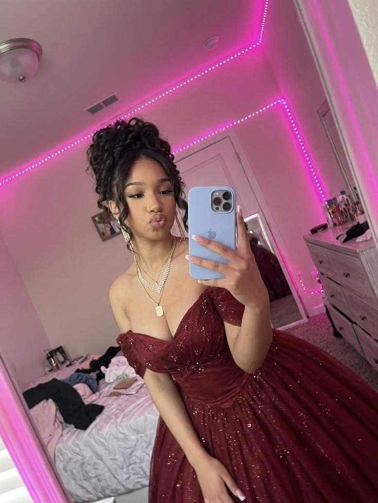 Sweet 16 Dress Ballgown Off Shoulder Burgundy Tulle vestido de 15 Sweet Sixteen Dress RB9533