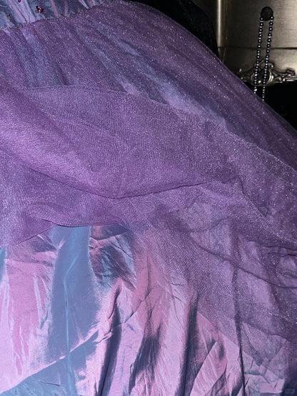Elegant Ball Gown Halter Lilac Tulle With Beading School Dances Prom Dresses 8th Grade Formal Outfits Evening Dress RB8392