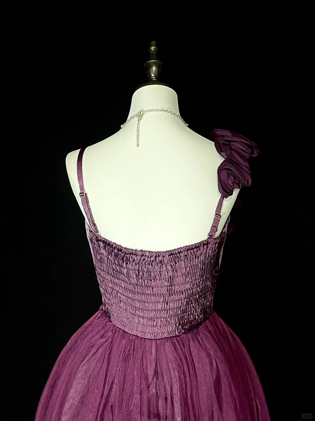 Vintage Ball Gown One Shoulder Purple Tulle Inspo 2000s Hoco Gowns Short Inspo Homecoming Dresses N1355