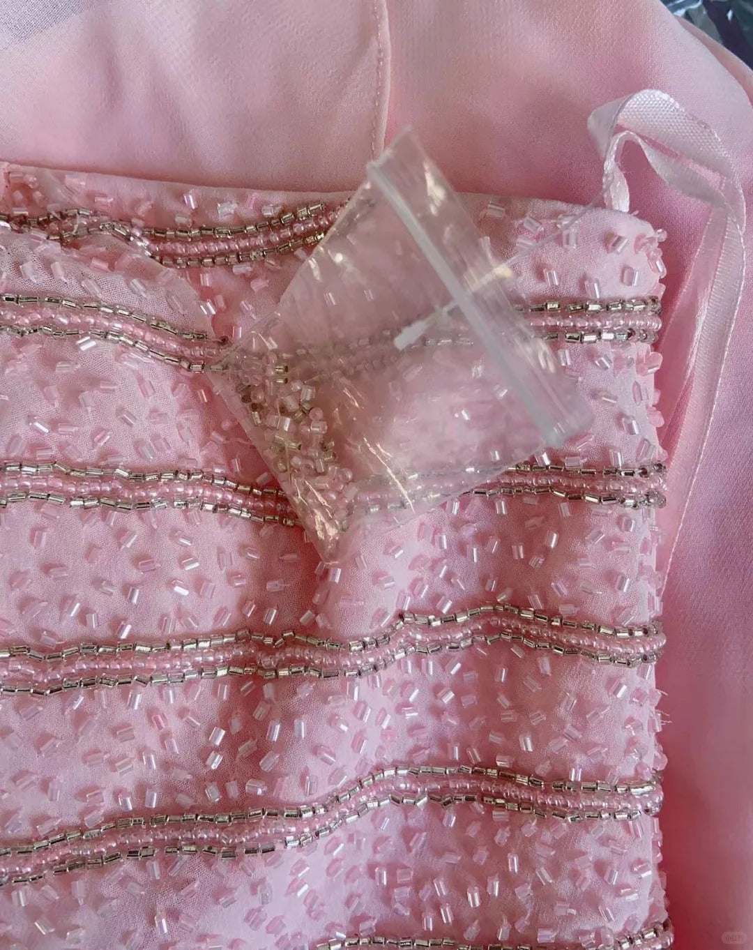 Vintage Prom Dresses 80s Mermaid One Shoulder Pink Chiffon Sleeveless With Beading Semi Formal Evening Outfits N3620