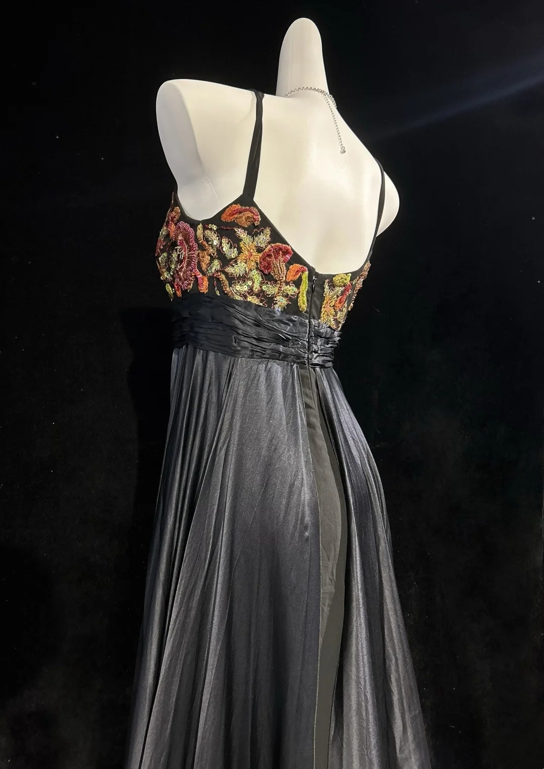 Retro A line Halter Grey Long Floor Length Prom Dresses Formal Party Outfits RB3943