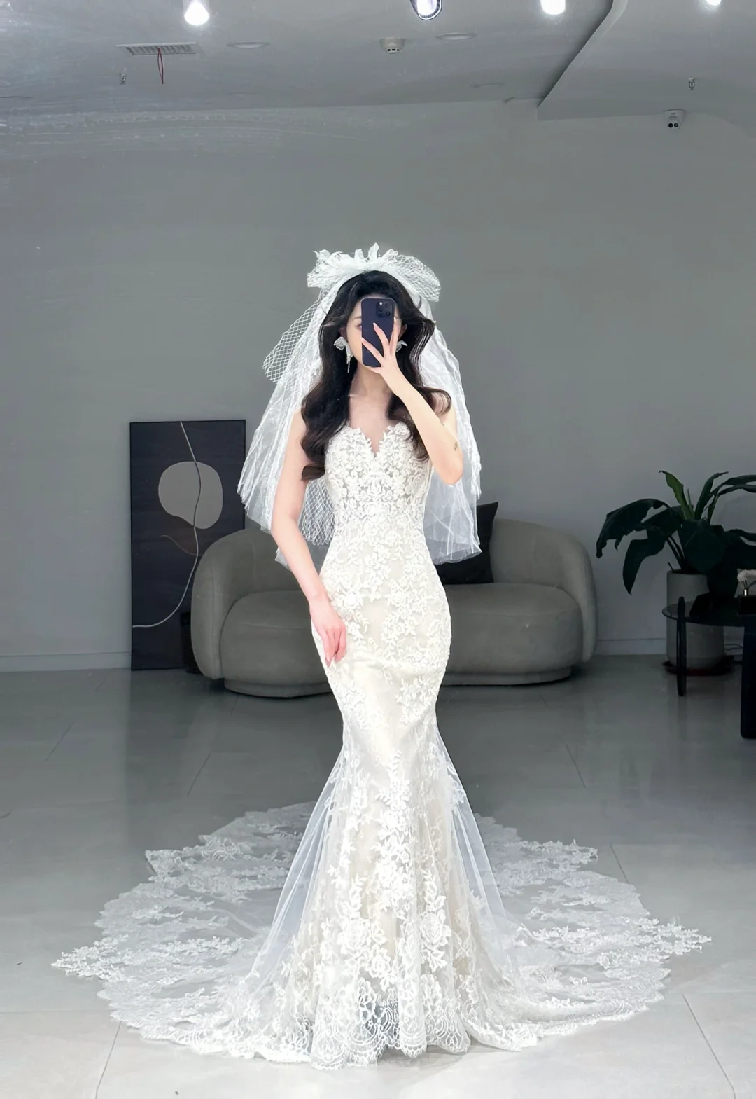 Unique Mermaid Spaghetti Straps Lace Sleeveless Fit and Flare Wedding Dress Beautiful Formal Cute Wedding Dresses A119