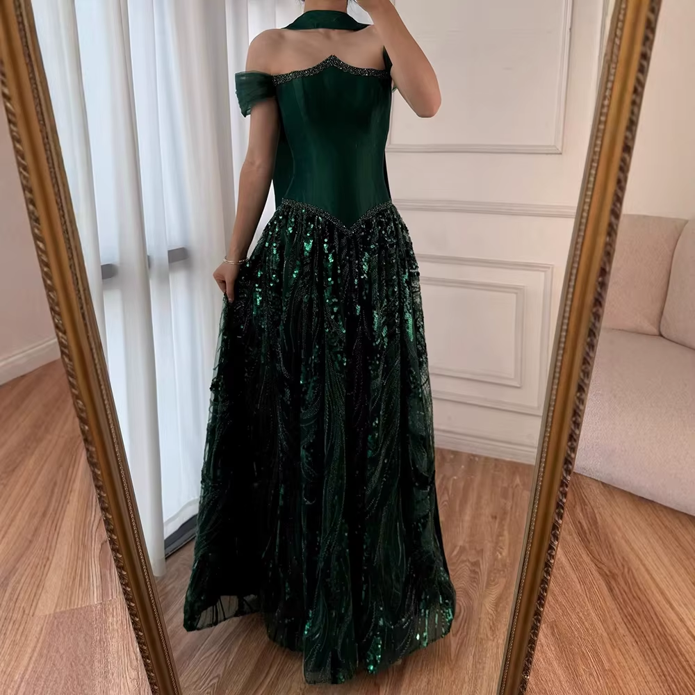 Customized Special Occasion Dress Navy Blue Prom Dresses Luxury Dress Sharon Happy Evening Dresses AB1049