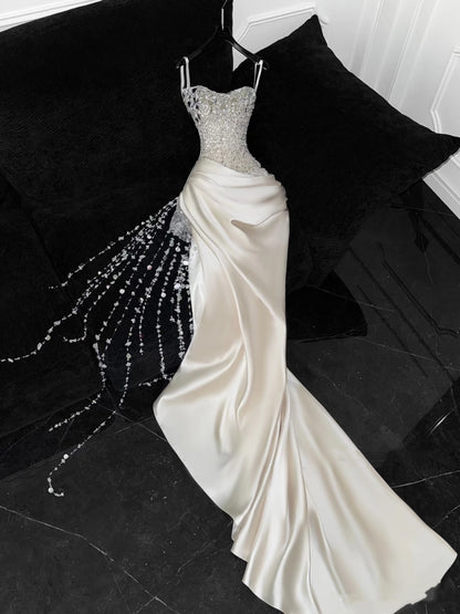 Sweetheart Wedding Dresses Bridal Gown Sparkly Beading 20th Birthday Outfits For Teens AB2001