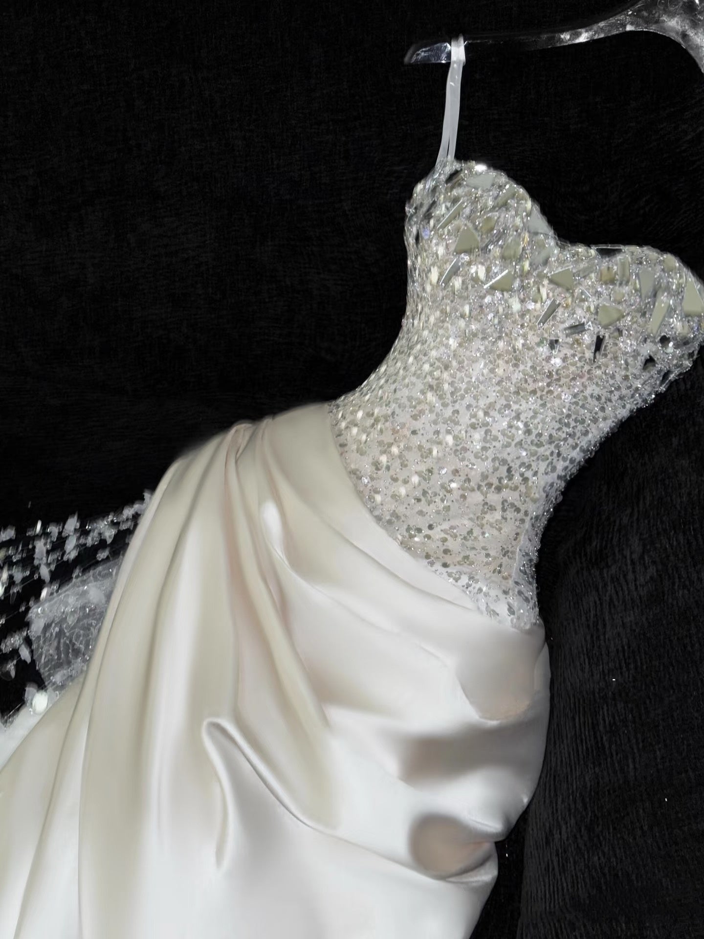 Sweetheart Wedding Dresses Bridal Gown Sparkly Beading 20th Birthday Outfits For Teens AB2001