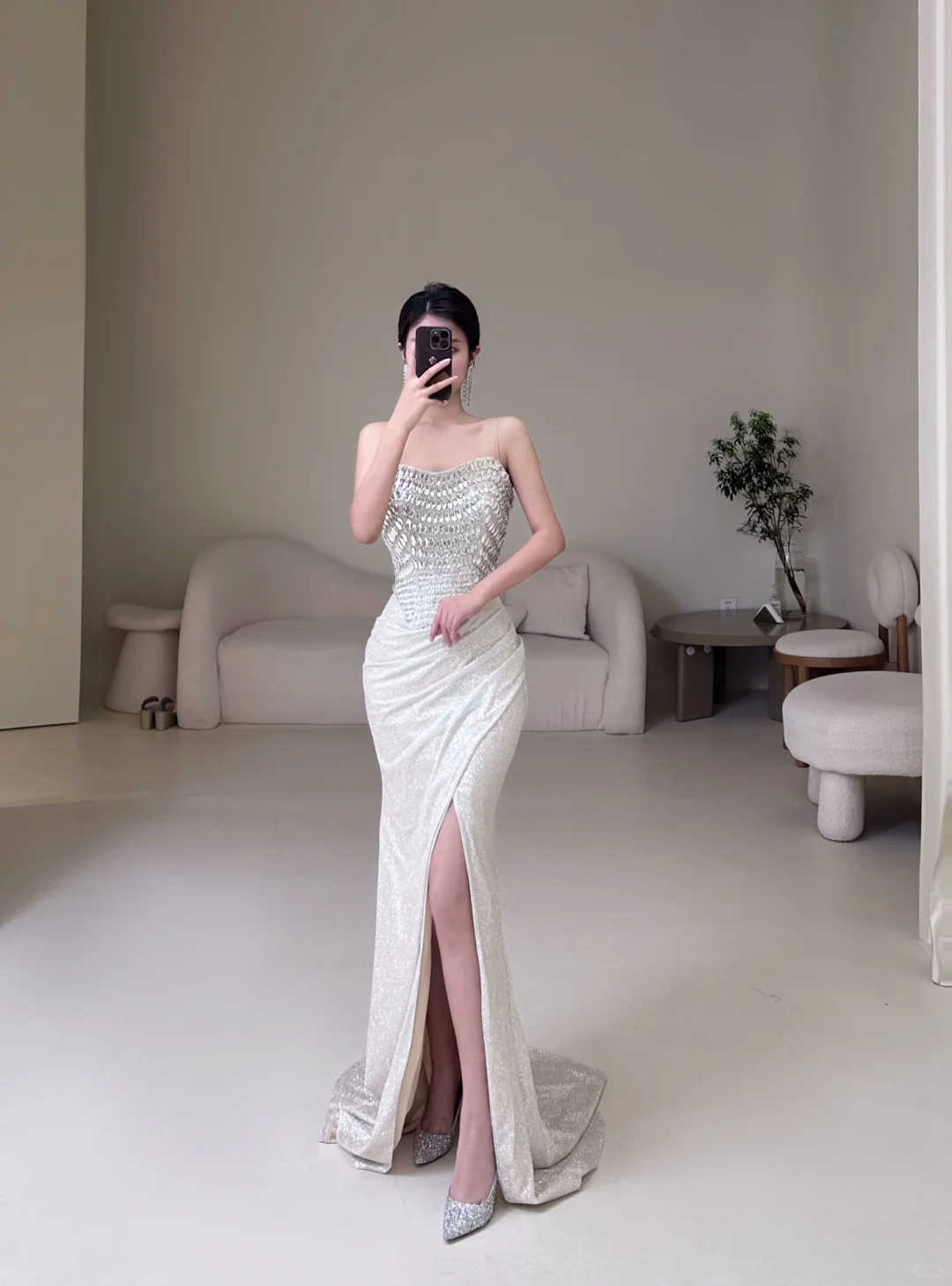 Princess Mermaid Strapless Sleeveless With Beads For Women Party Dress Formal Prom Dresses 22th Birthday Outfits AC069