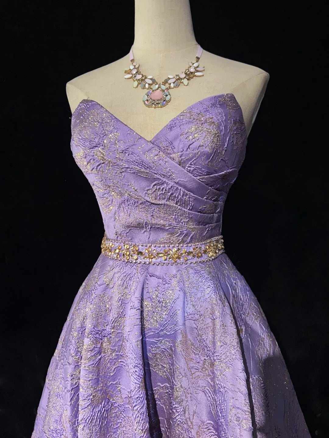 Vintage Ball Gown Sweetheart Lilac Satin Y2K 2000s Short Mini Party Senior Homecoming Dresses N3184