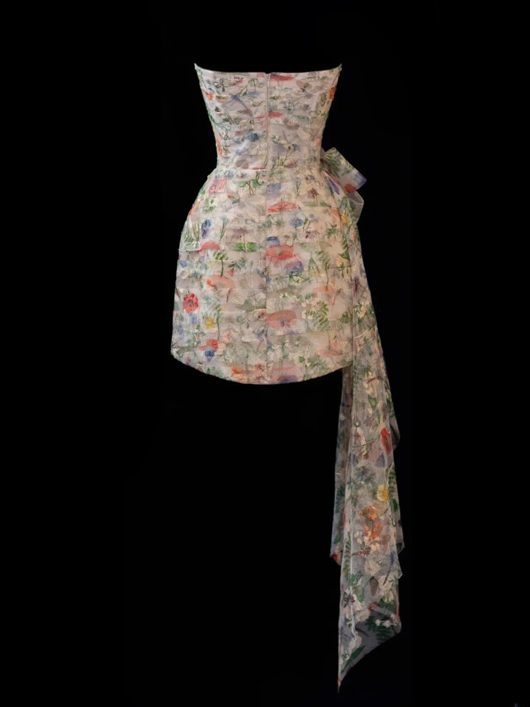 Aesthetic Short Prom Dress Floral 16th Birthday Dress Homecoming Dresses Cocktail Gown SA002
