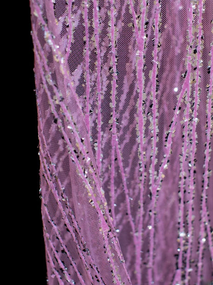 Affordable Sequin 1950s Formal A Line Square Neck Pink Pleated With Beaded Style Impress Long Prom Dresses Party Formal Gowns SA004