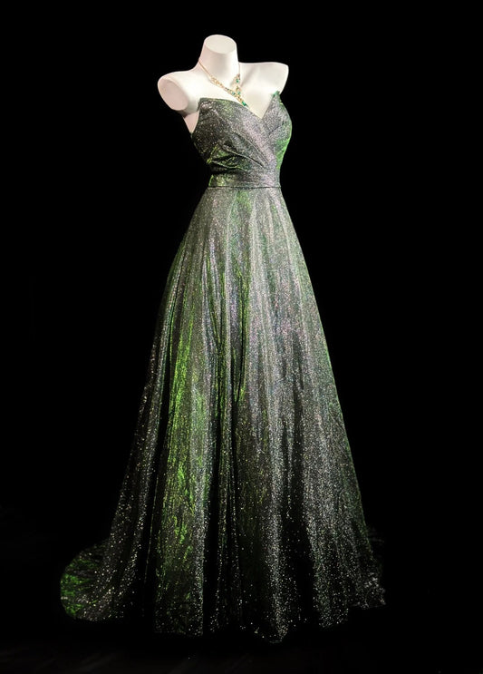Sophisticated Prom Dresses Ball Gown Sweetheart Sequin Long Evening Dress Formal Outfits RB5820