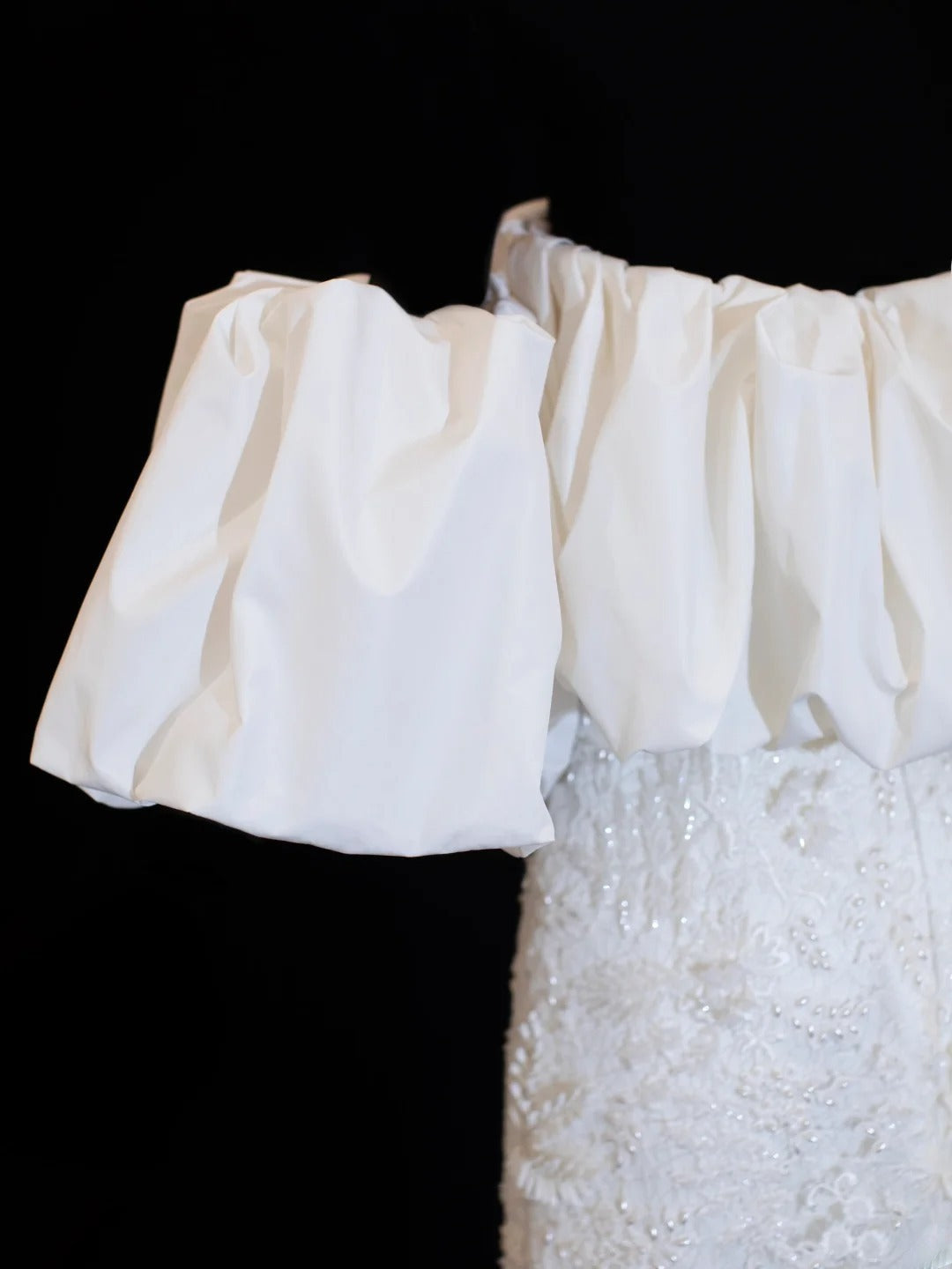 Wedding Gowns Dresses Elegant Modest for Bride Sheath Off The Shoulder With Short Sleeves Lace Petite/Plus Size Bridal Gowns For Women SA009