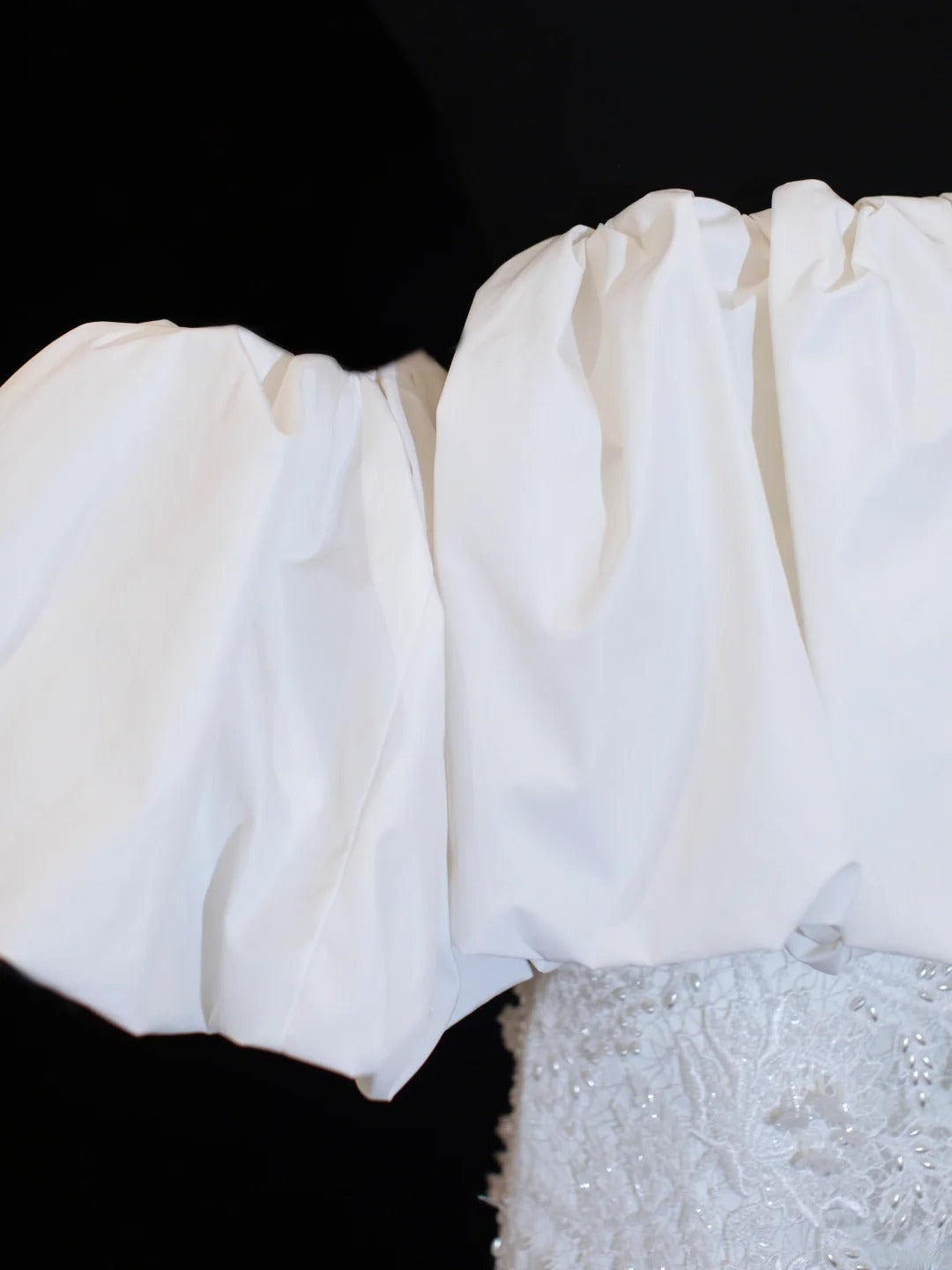 Wedding Gowns Dresses Elegant Modest for Bride Sheath Off The Shoulder With Short Sleeves Lace Petite/Plus Size Bridal Gowns For Women SA009