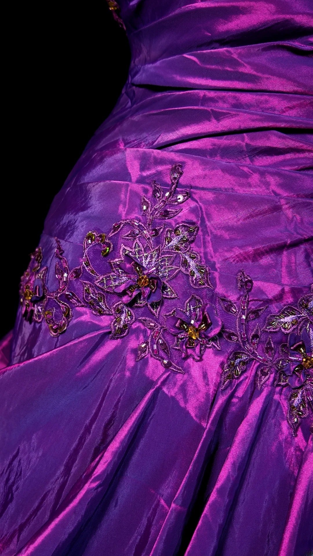 Purple Prom Dress Mermaid Strapless Satin Lace Modest Floor Length Formal Party Gown RB9818
