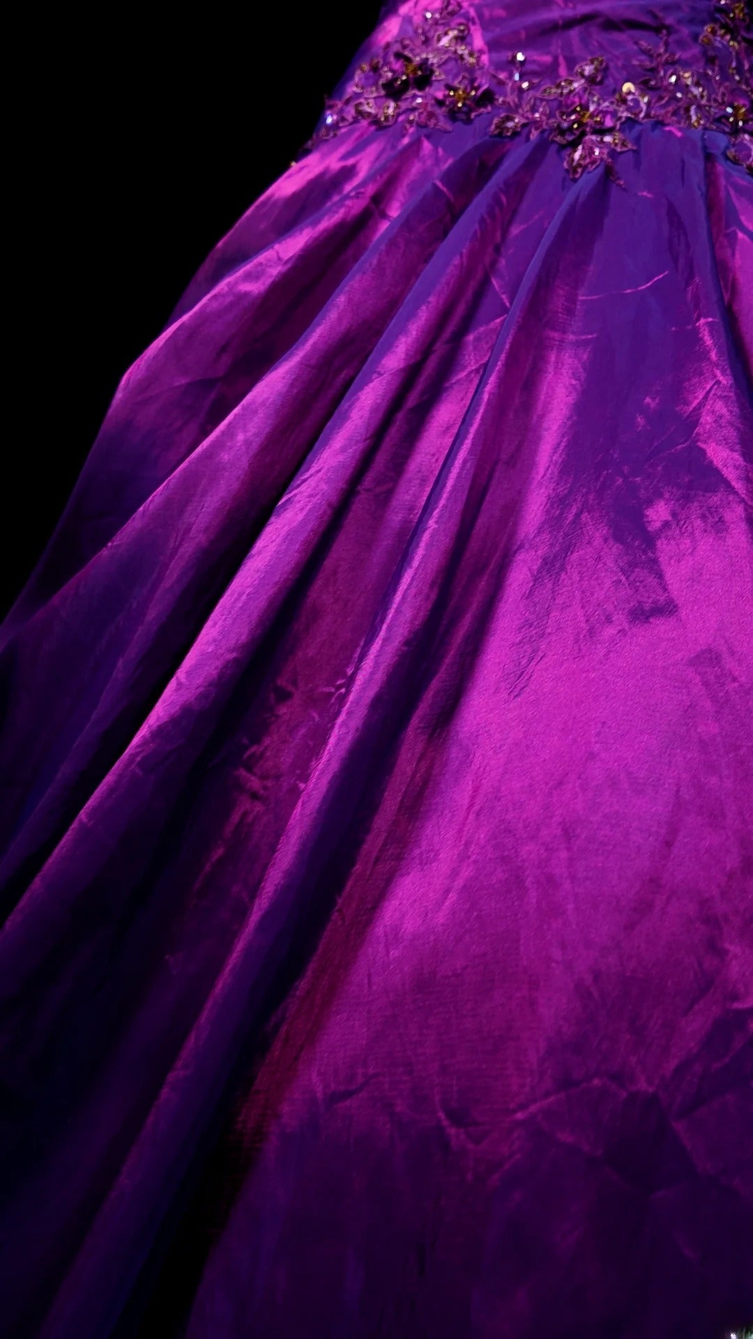 Purple Prom Dress Mermaid Strapless Satin Lace Modest Floor Length Formal Party Gown RB9818