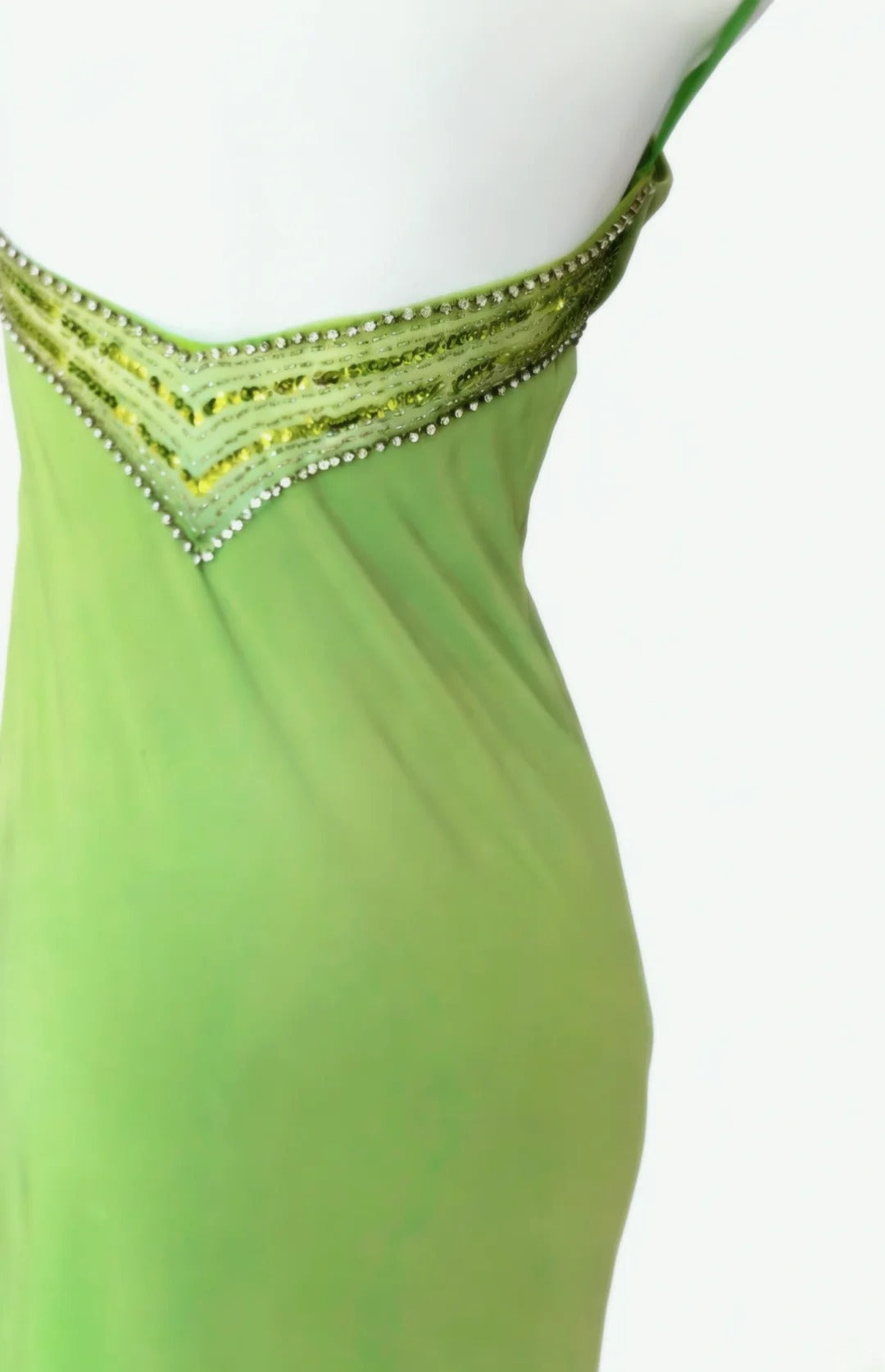Unique Sheath Halter Green 90s With Beaded Bodice For Women Long Prom Dress 20th Birthday Gowns AS013