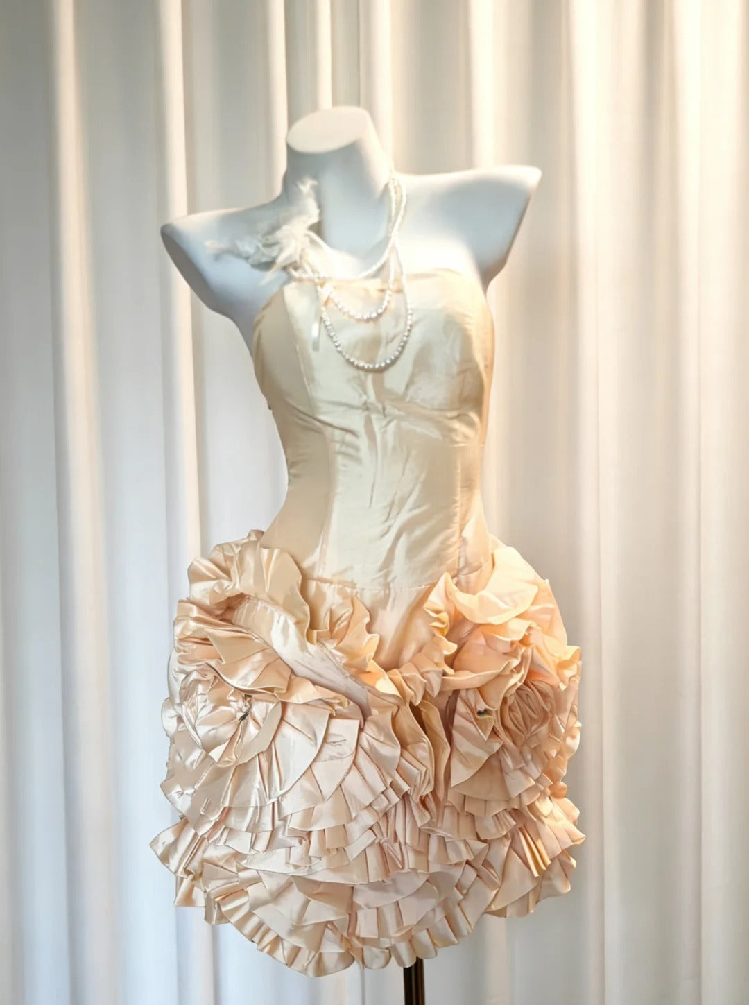 Vintage Sheath Strapless Satin Hoco Gowns Short 18th Birthday Dress Homecoming Dresses Cocktail Gown AS020