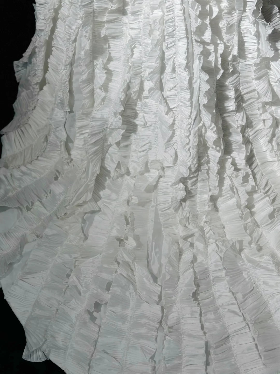 Vintage Mermaid One Shoulder White With Tiered Layers Brides Gown Bridal Dress Wedding Dresses Style RB7556