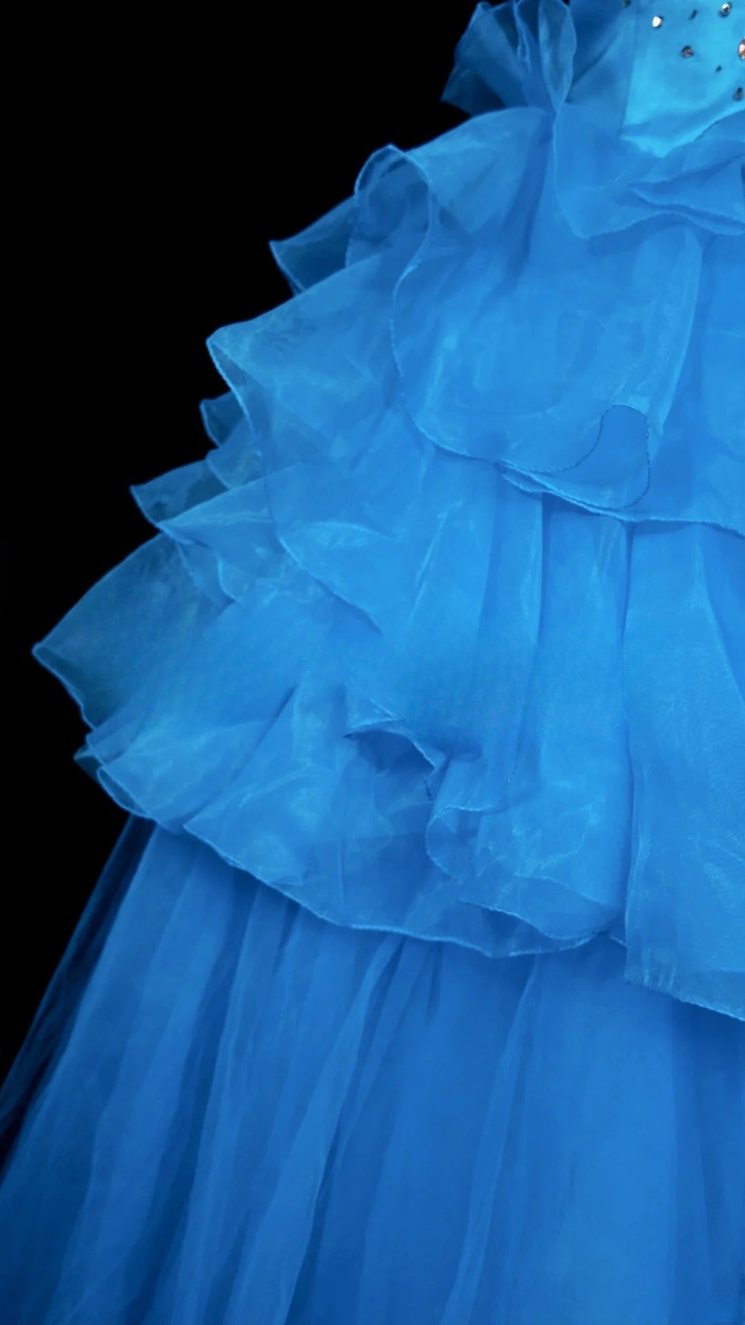Sweet 16 Dress Blue Ball Gown Strapless With Beading Corset Fit Sweet Sixteen Dress RB9826