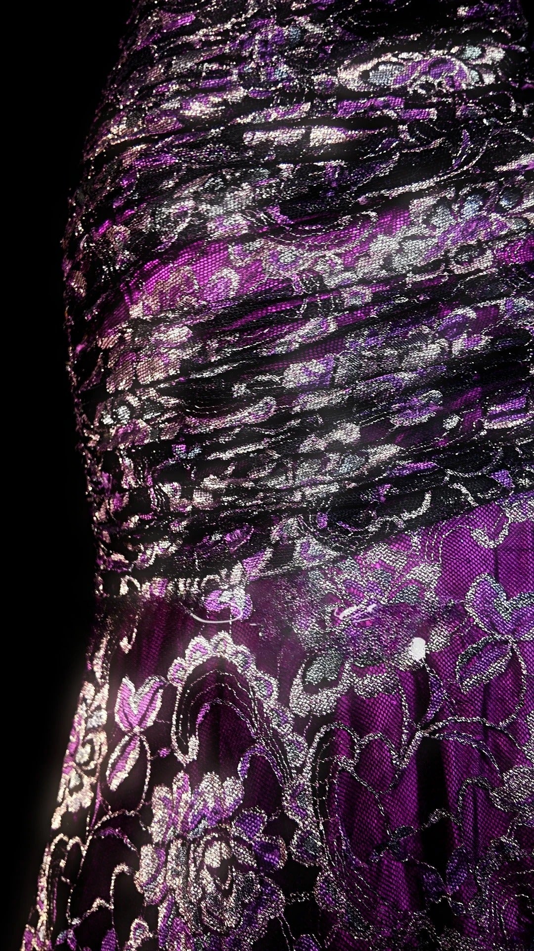 Grape Prom Dress Mermaid One Shoulder Lace Satin Modest Floor Length Formal Party Gown RB9827