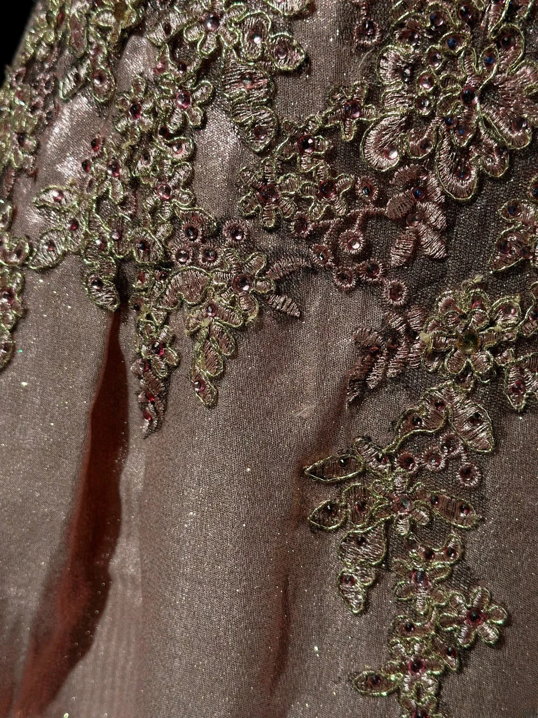 Refined Prom Dresses A Line V Neck Blush Pink Tulle With Flowers Evening Dress Formal Outfits RB5831