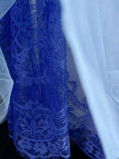 Modest Prom Dresses A Line Scoop Lavender Tulle With Lace Evening Dress Formal Outfits RB5833