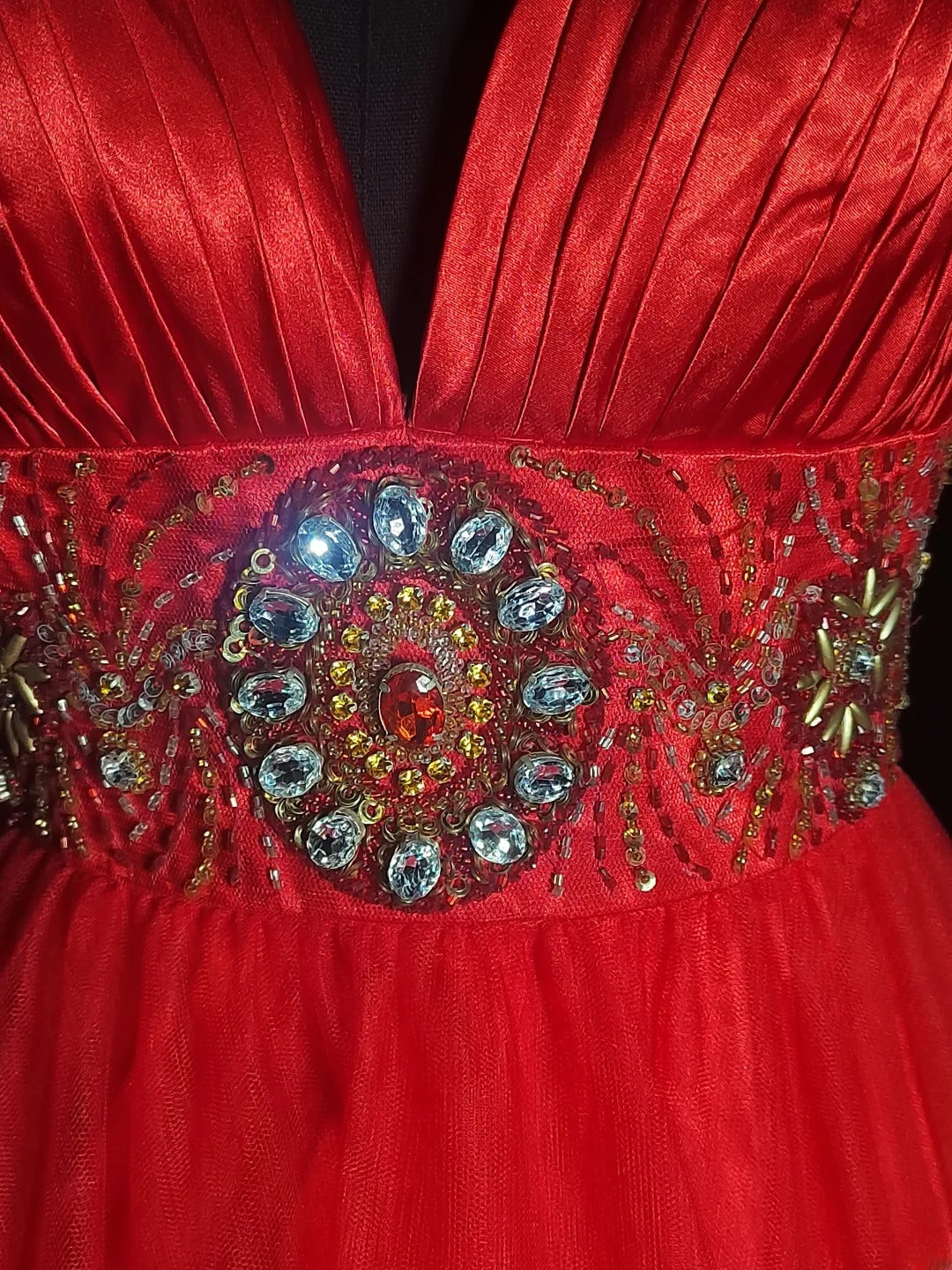 Vintage Ball Gown Sweetheart Red Tulle Hoco Gowns Short 16th Birthday Dress Homecoming Dresses Cocktail Gown AS030