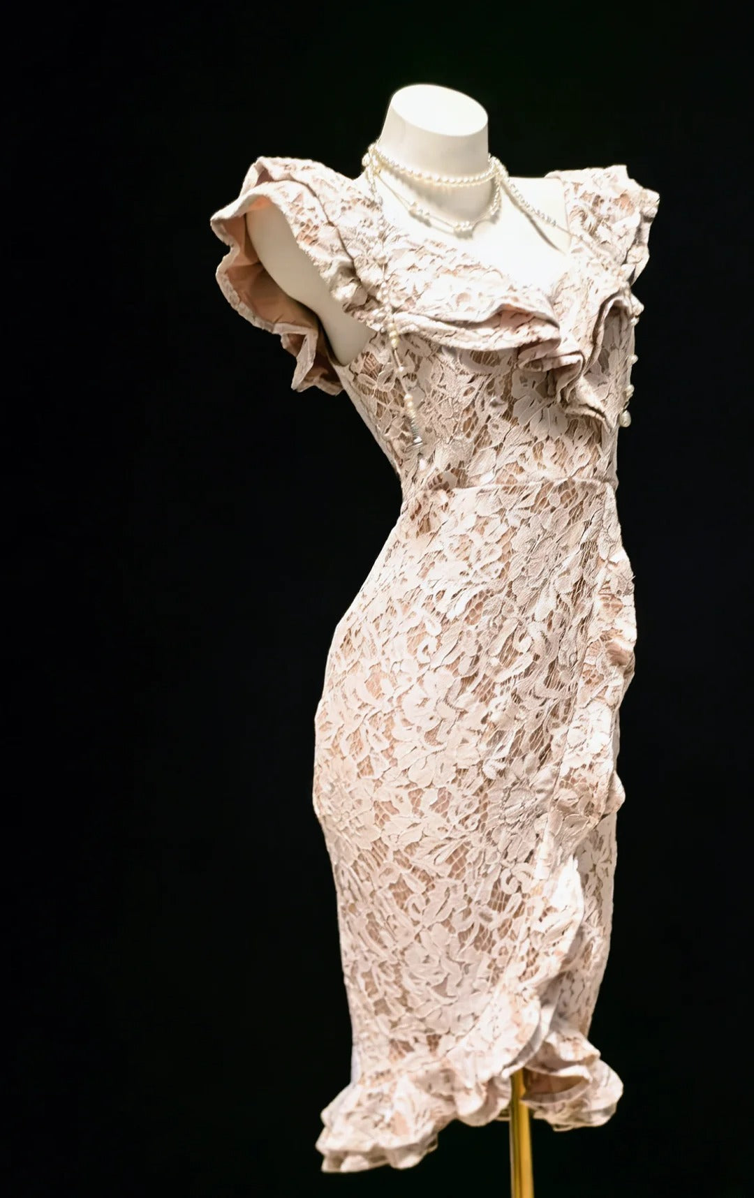 Retro Sheath V Neck Pink Lace Hoco Gowns Short 18th Birthday Dress Homecoming Dresses Cocktail Gown AS030