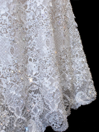 Wedding Gowns Dresses Elegant Modest for Bride Ball Gowns Sweetheart With Sleeves Cape White Petite/Plus Size Bridal Gown For Women SA030