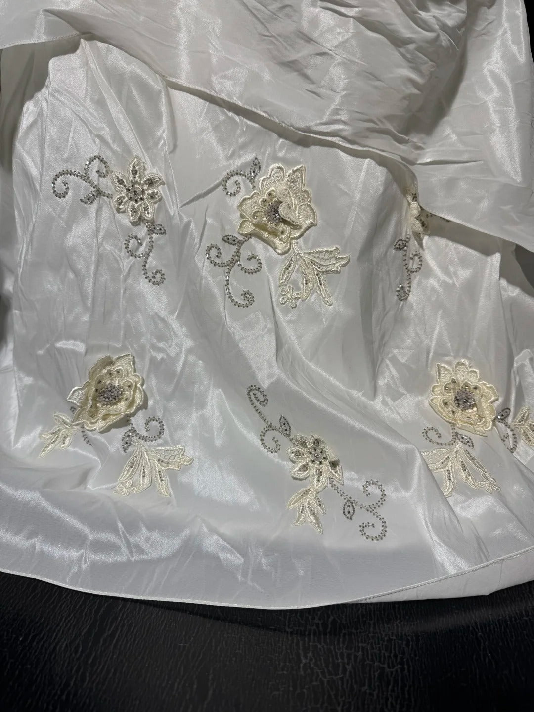 Simple Mermaid Off The Shoulder With Short Sleeves White Lace Tiered Long Vintage Fitted 1920s Wedding Dresses AS033
