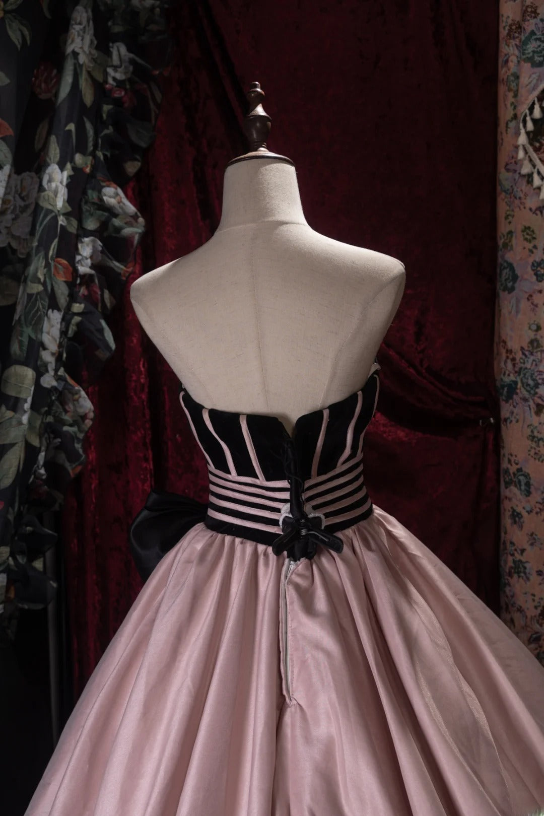 Charming Ball Gown Sweetheart Satin With Bow Long Quince Dress Quinceanera Dresses Formal Birthday Outfits RB8060