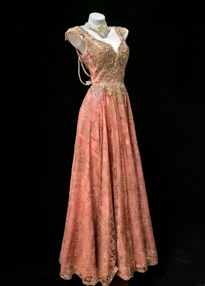 Vintage Ball Gown Sweetheart Sequin With Appliques Long Quinceanera Dresses Sweet 15 16 Birthday Outfits AS039