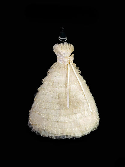 Princess Ball Gown Strapless Ivory Quinceañera Dress Moda 2000 Long 15 Quinceanera Dresses Ideas Sweet 16 Outfits RB6933