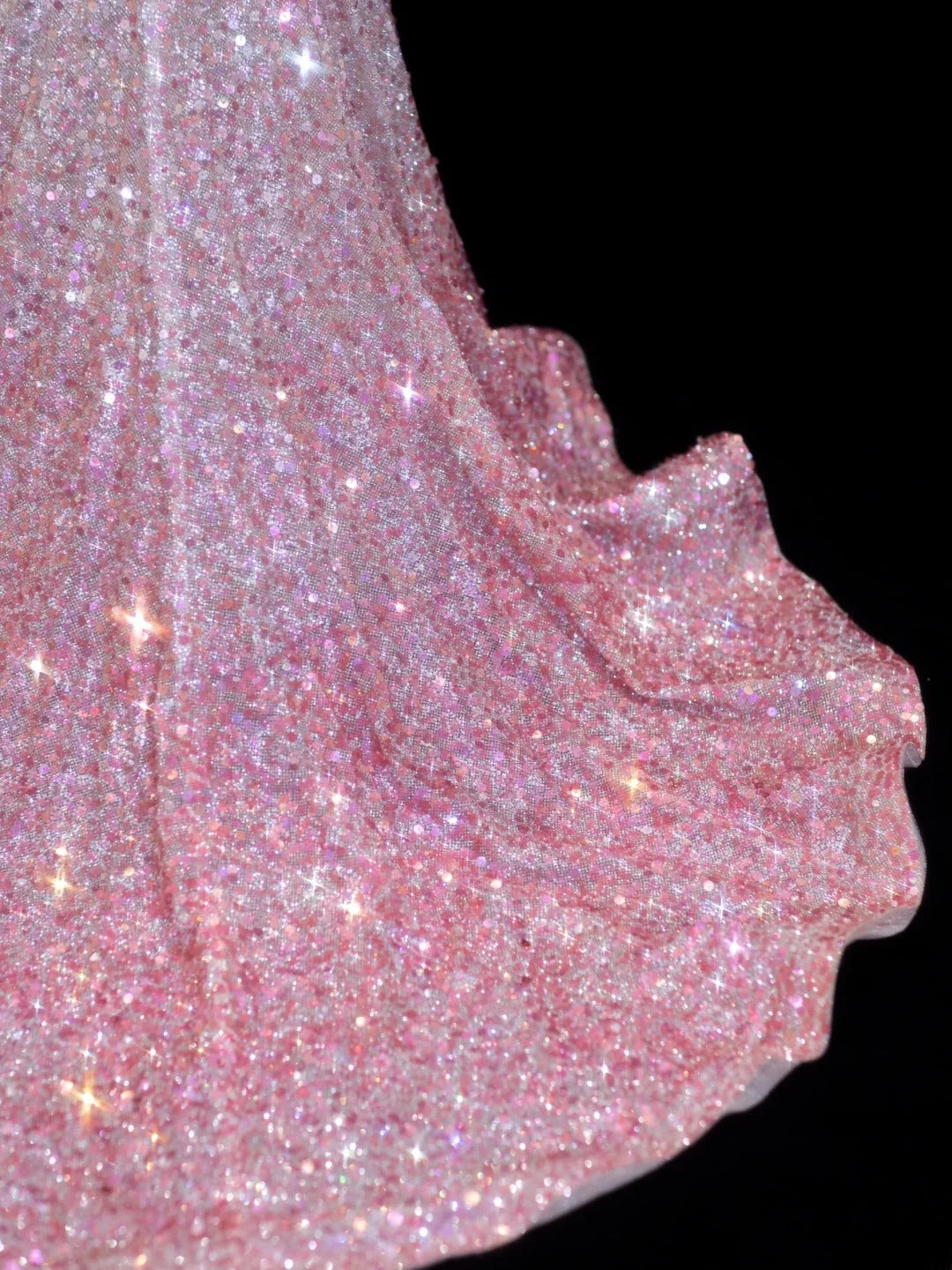 Affordable Sequin 1950s Formal Mermaid Strapless Pink Ombre Sequins With Beads Style Impress Long Prom Dresses Party Gowns SA041