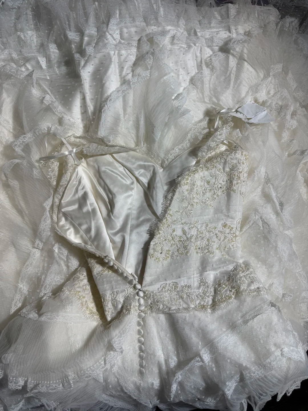 Rustic Long Wedding Gowns 70s Unique Ball Gown V Neckline Bohemian Style for Bride With Lace Fitted Petite/Plus Size Bridal Gown AS046