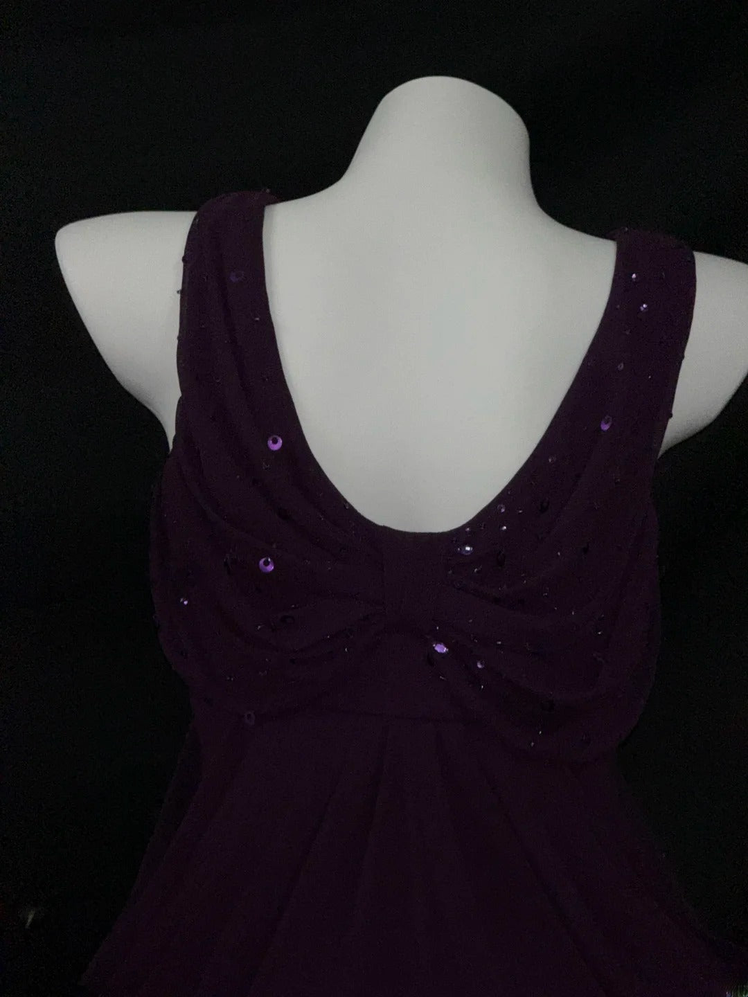 Pretty Sheath V Neck Grape Chiffon Mini Graduation Dresses Short High School Teens Inspo Senior Homecoming Outfits RB3450