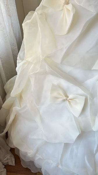 Princess Sweet 16 Dresses Long Sweetheart Yellow With Flowers Ball Gown Sweet Sixteen Birthday Gown RC0417