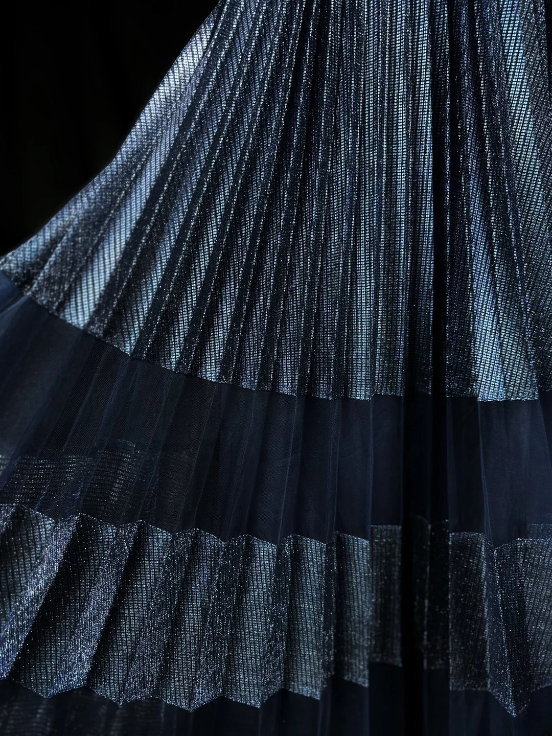 Classy Prom Dresses A line Off The Shoulder Navy Blue Tulle With Feathers Evening Dress Formal Outfits RB5857